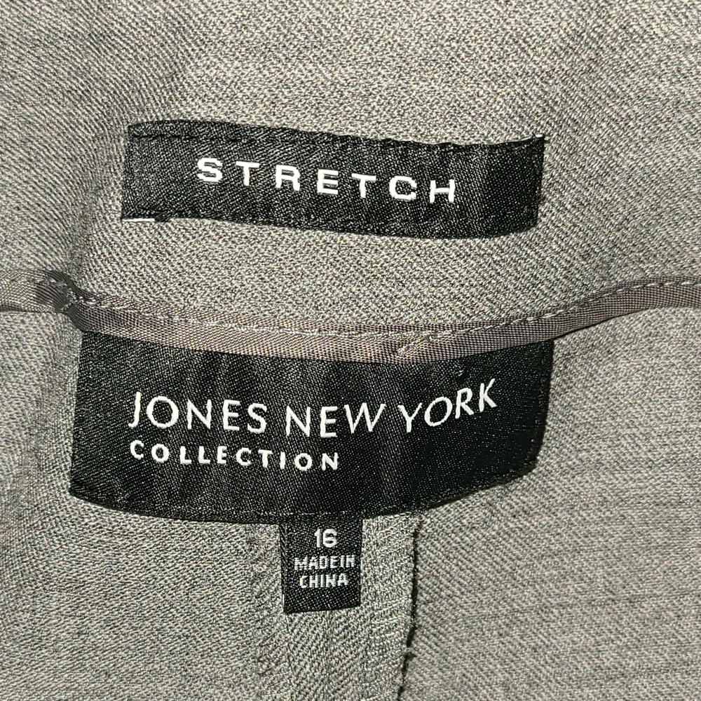 Jones New York size 16 gray pants - Picture 5 of 6